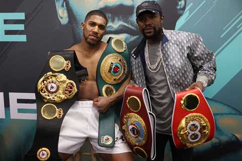 How Floyd Mayweather took Anthony Joshua under his wing in Las Vegas and is ready to work with him..