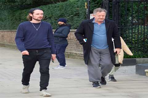 Piers Morgan’s son vows to buy dad new trousers as he jokes about his ‘lockdown look’ on his 56th..