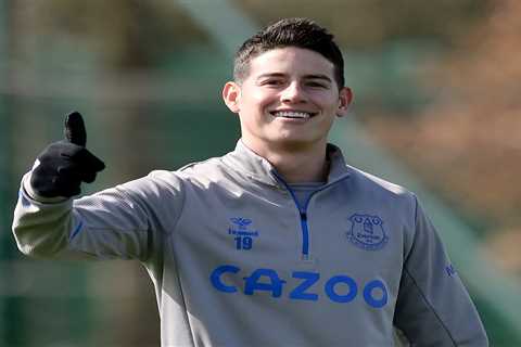 James Rodriguez promises ‘there’s more to come’ from Everton spell and praises father figure..