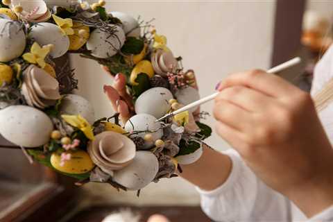 Hop on a cheery Easter trend &amp; check out great value wreaths to decorate your door