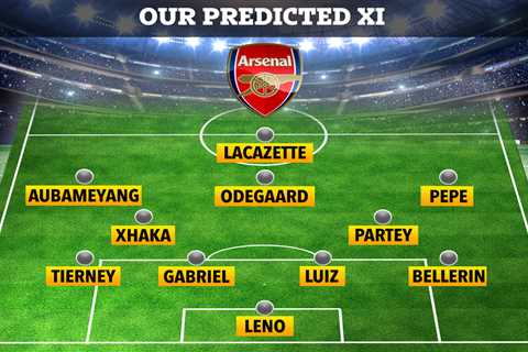 How Arsenal could line up against Liverpool with Bukayo Saka and Emile Smith Rowe injury doubts but ..