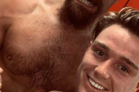 Topless Tyson Fury shows off slimmer frame after training with Joseph Parker and brother Tommy for..