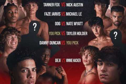 YouTubers vs TikTokers boxing fight card: Date, live stream, TV channel for Austin McBroom vs Bryce ..