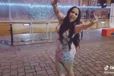 Teen Mom Jenelle Evans flips off the camera and says she’s ‘going with the flow’ after being fired..