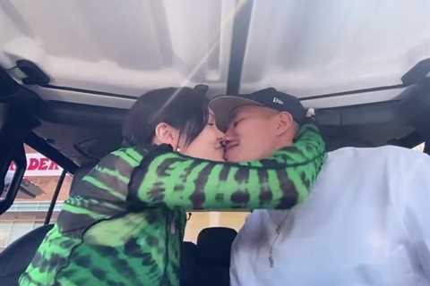 Jessie J gets hot and heavy with her new man in a car wash while listening to Justin Bieber