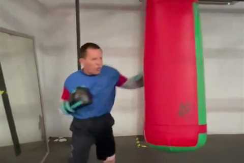 Watch Mexican legend Julio Cesar Chavez show off incredible punch power aged 58