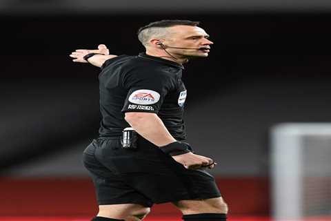 Cheeky fans poke fun at ref Stuart Attwell’s lockdown hair and call it ‘most entertaining part’ of..