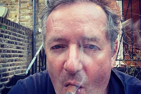 Piers Morgan in swipe at Meghan Markle saying he’ll tell the ‘actual truth’ as he puffs cigar..
