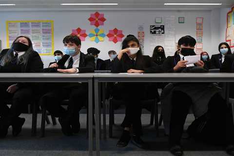 Kids MUST carry on wearing masks in classroom or risk third wave of Covid in schools, warn unions