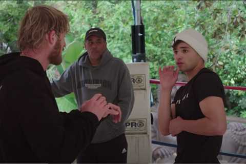 Watch Logan Paul spar with lightweight sensation Ryan Garcia and discussing tactics for fight with..