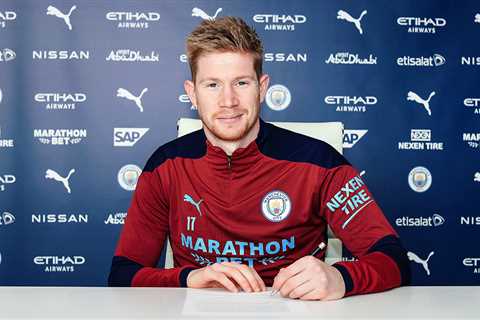 Kevin De Bruyne signs new four-year Man City contract worth more than £300k-a-week as he finally..