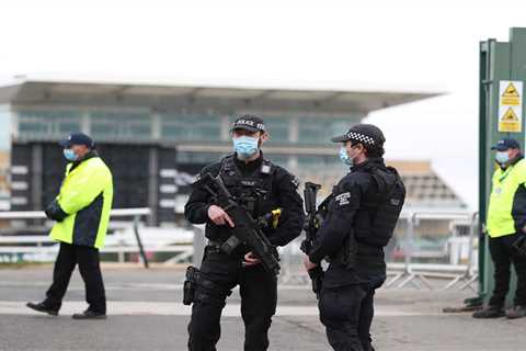 Armed cops form ring of steel around Aintree racecourse as Grand National Festival kicks off