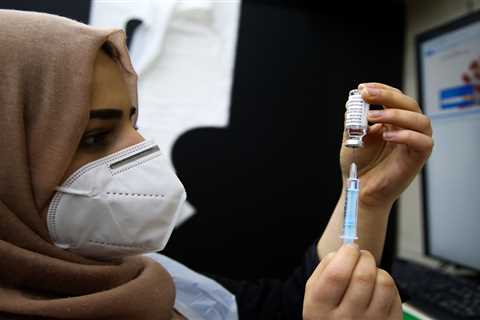 AstraZeneca jab’s blood clot risk is SAME as taking long-haul flight as Brits urged to get vaccine