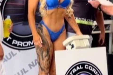 Maths teacher Ebanie Bridges vows to bring world title back to pupils after ‘sexy lingerie’ feud..