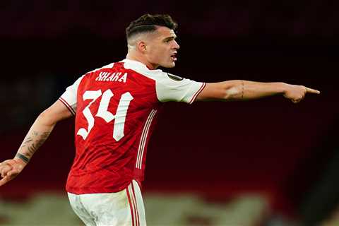 Granit Xhaka’s X-rated blast at bungling Arsenal defenders after Gunners concede injury-time goal..