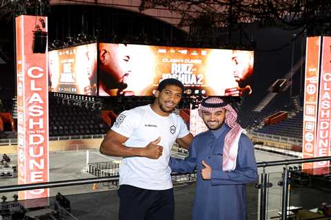 Anthony Joshua vs Tyson Fury could take place in sweltering 55C Saudi Arabian heat with indoor..