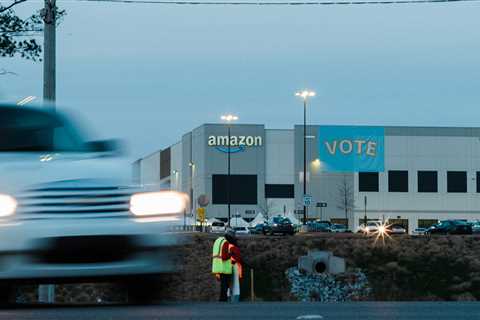 The vote count in the Amazon unionization bid will resume Friday morning.