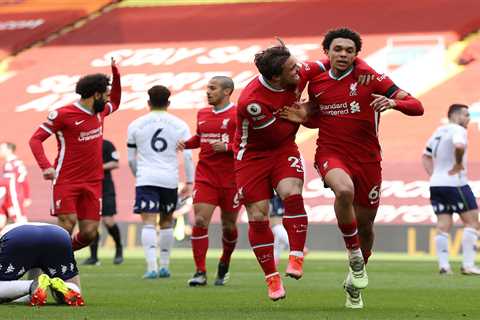 Liverpool 2 Aston Villa 1: Trent Alexander-Arnold hits injury-time stunner in front of England boss ..