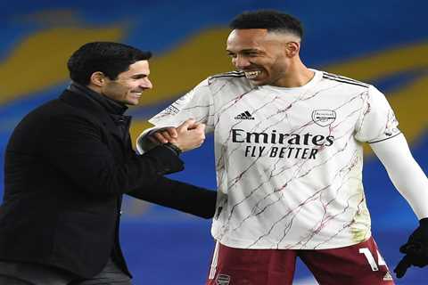 Arsenal boss Mikel Arteta confident ‘totally’ committed Aubameyang will not become another Mesut..