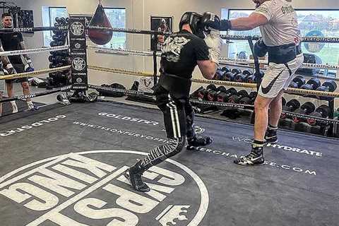 Tyson Fury already sparring for Anthony Joshua fight as he takes on amateur boxer ‘Austrian Bull’..