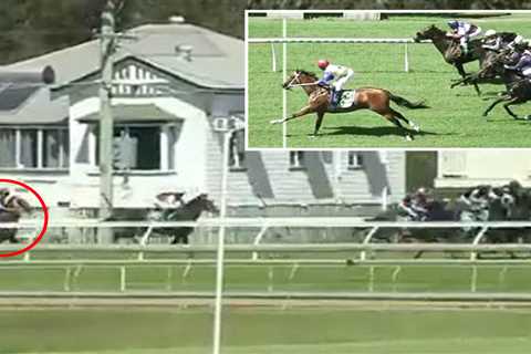 Watch as horse flies from the clouds to amazing win in Australia and stuns punters