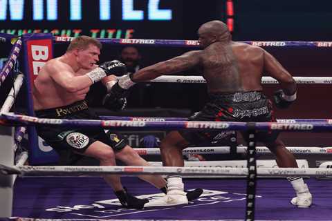 Whyte slams ‘s***-talker’ Tyson Fury and blasts his and Wilder’s ‘cherry-picked records’ with just..