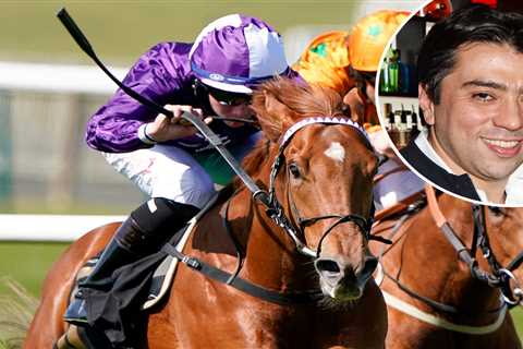 Football agent Kia Joorabchian cheers home winner at Newmarket and dreaming of runner at Royal Ascot