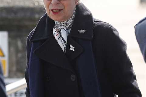 Princess Anne is seen for the first time since beloved dad Prince Philip’s death on visit to Isle..
