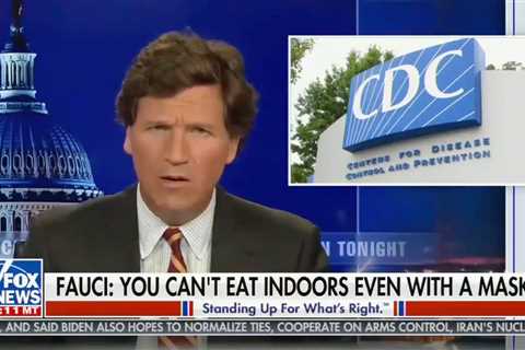 Tucker Carlson slams Dr Fauci and Justin Trudeau for saying vaccinated STILL have to wear masks