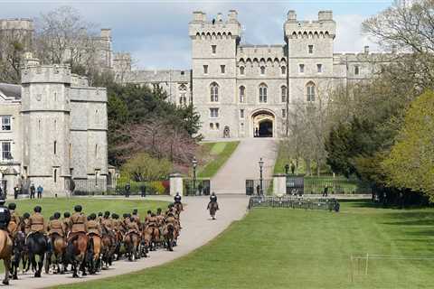 Full rehearsal for Prince Philip’s funeral sees squaddies and armed cops patrol Windsor
