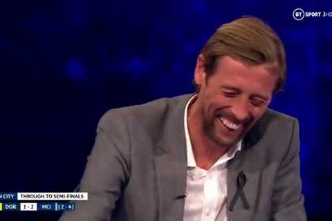 Peter Crouch has BT Sport pundits in stitches as he forgets his own Champions League heroics