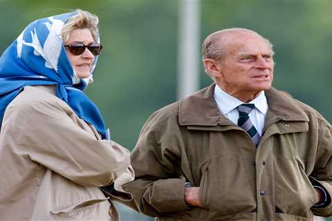 Prince Philip’s long-term carriage-driving companion Penelope ‘Penny’ Knatchbull among 30 guests..