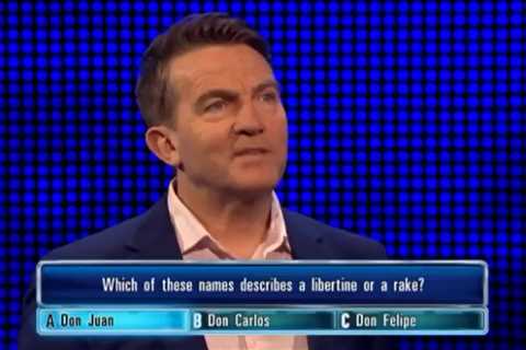 The Chase’s Shaun Wallace rages ‘I just told you!’ at Bradley Walsh as pair clash over question..