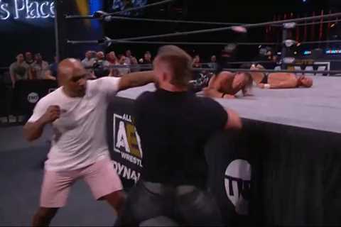 Watch Mike Tyson throw brutal KO punch as 54-year-old legend appears on AEW after officially..