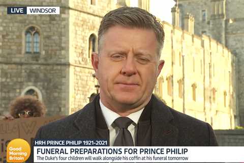 Good Morning Britain viewers furious as ‘disrespectful’ man ‘gatecrashes’ Prince Philip tribute to..
