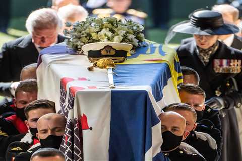 Duke of Edinburgh buried with special engraved sword given to him by King George VI when he married ..