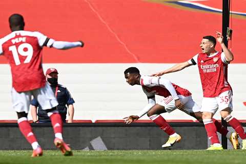 Arsenal 1 Fulham 1: Nketiah comes off bench to deliver hammer blow to Fulham’s survival hopes with..