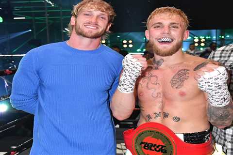 Logan Paul sends message to Floyd Mayweather by sharing video of brother Jake’s brutal KO of Ben..
