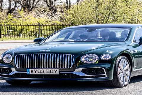 Prince Andrew left his father’s funeral in a new £220,000 Bentley