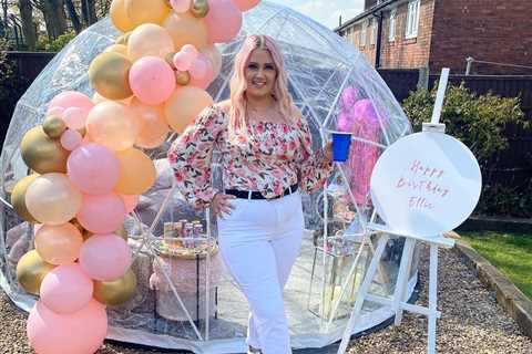 Inside Gogglebox’s Ellie Warner’s 31st outdoor birthday party – including jaw-dropping cake made by ..