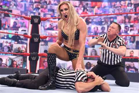 Charlotte Flair ‘suspended indefinitely’ and fined $100,000 after shocking WWE Monday Night Raw..