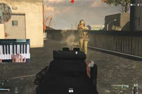 Bonkers Call of Duty video sees YouTuber playing online with a PIANO using genius hack