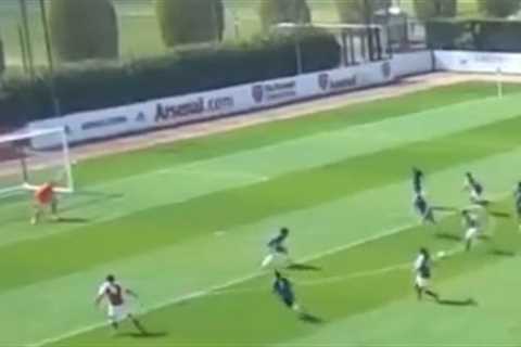 Watch Arsenal wonderkid Marcelo Flores score screamer against Chelsea as England fight for..