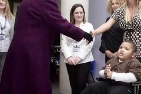Katie Price meets the Queen with disabled son Harvey in incredible throwback snap on monarch’s 95th ..