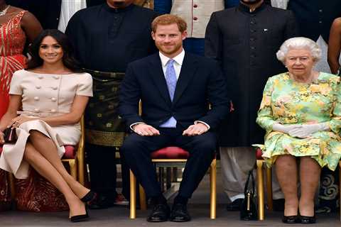 Prince Harry misses the Queen’s 95th birthday as he rushes back to US to be with Meghan Markle..