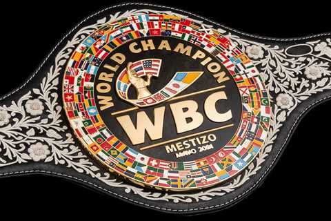 WBC unveil new Mexican-inspired Mestizo belt which Canelo Alvarez and Billy Joe Saunders will fight ..