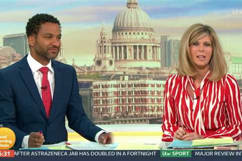 Kate Garraway reacts to the news ‘Britain is no longer in a pandemic’ as husband Derek leaves..