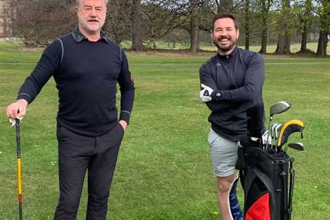 Line of Duty’s Martin Compston horrifies fans by playing golf with his deadly rival on the show