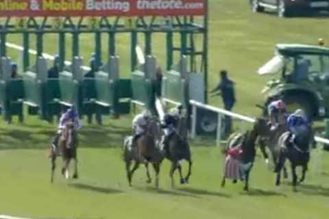 Bookies refund punters as jockey Andrew Slattery falls off as horses fly out of stalls despite best ..