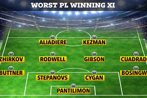 The worst Premier League XI to be crowned champions, including Cygan, Rodwell and Arsenal flop..